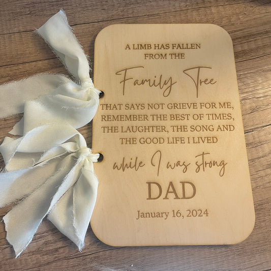 Sympathy Card Keeper Personalized Wooden Card Keeper Keepsake Gift In Loving Memory Greeting Card Keeper Greeting Card Organizer Card Saver