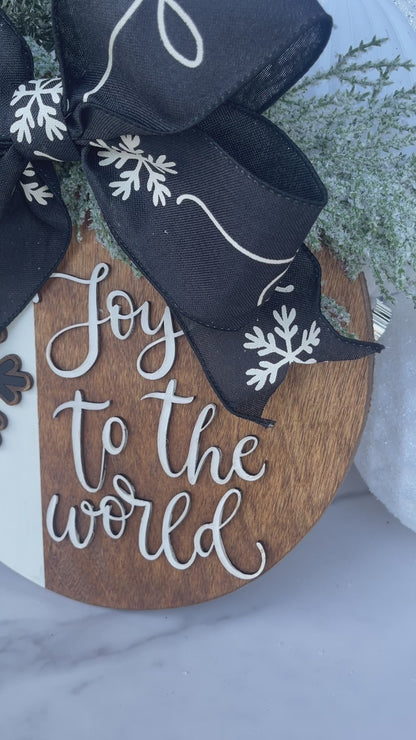 Joy to the World Door Hanger